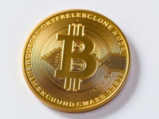 Golden coin with a dollar sign resting on a smooth, neutral surface.