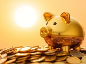 Golden coins overflowing from a treasure chest.