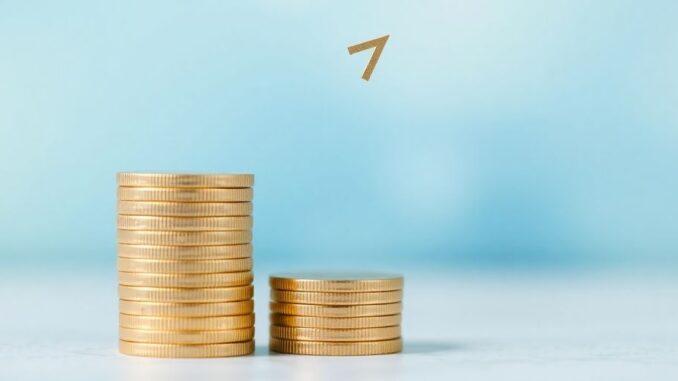 2f22c916thumbnail Health Savings Account coins and upward trending arrow.