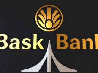 Bask Bank logo with rising savings rate.