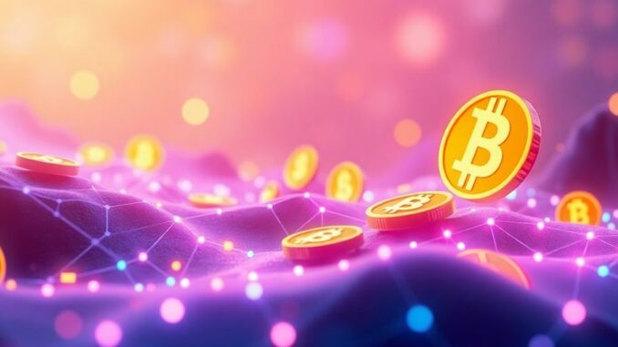78aa5cf6thumbnail Digital coins and tokens floating around a stylized bank.