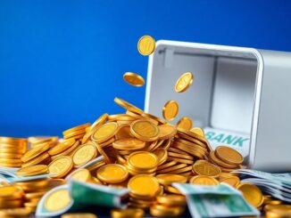 Bank account with cash bonus visually depicted.