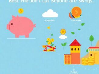 Money growing from a traditional savings account to diverse investments.